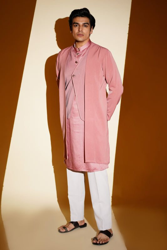 Shrug Kurta-Trousers