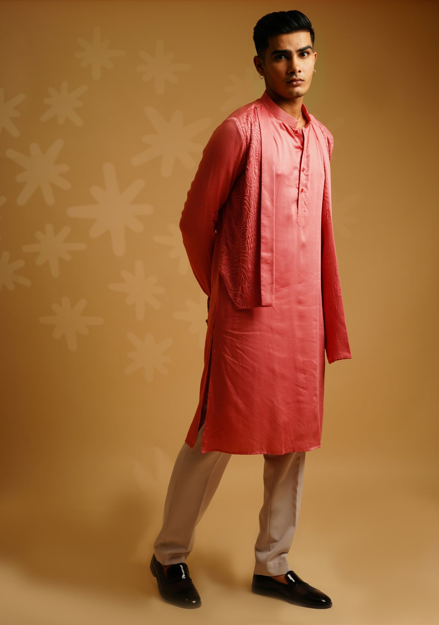 Shrug Kurta-Trousers