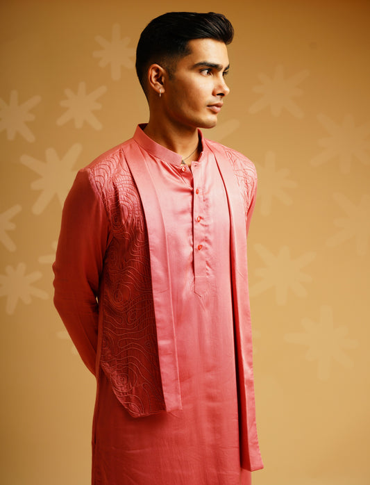 Shrug Kurta-Trousers